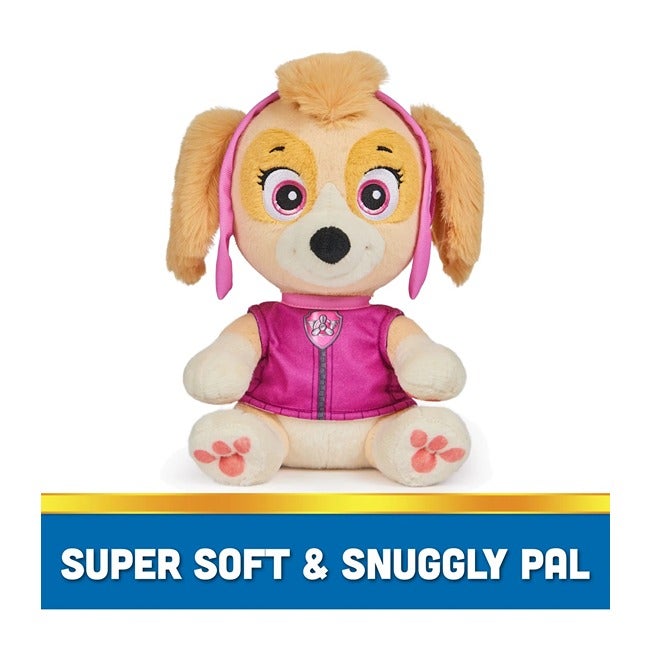 PAW PATROL BEDTIME PLUSH ASSORTED-CHASE AND SKYE