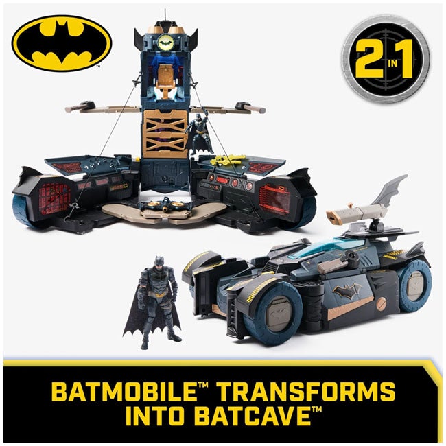 DC BATMAN ULTIMATE TRANSFORMING BATMOBILE SET