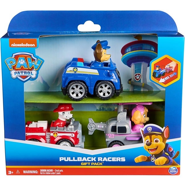 PAW PATROL DELUXE RESCUE RACERS TRIPLE PACK