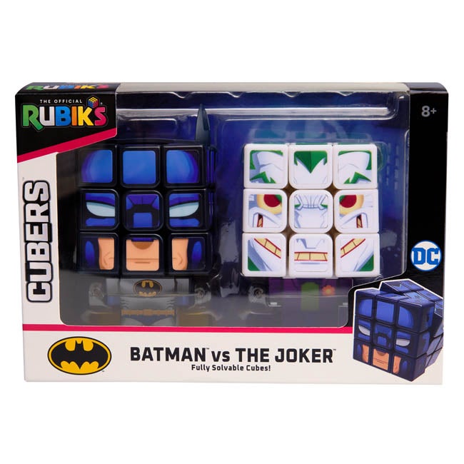 RUBIKS CUBE BATMAN AND JOKER 2-PACK CUBERS RANGE GAME