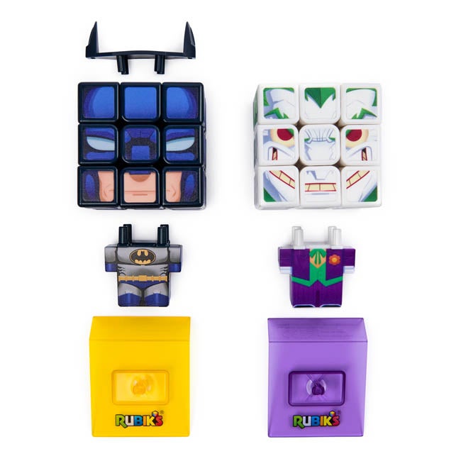 RUBIKS CUBE BATMAN AND JOKER 2-PACK CUBERS RANGE GAME