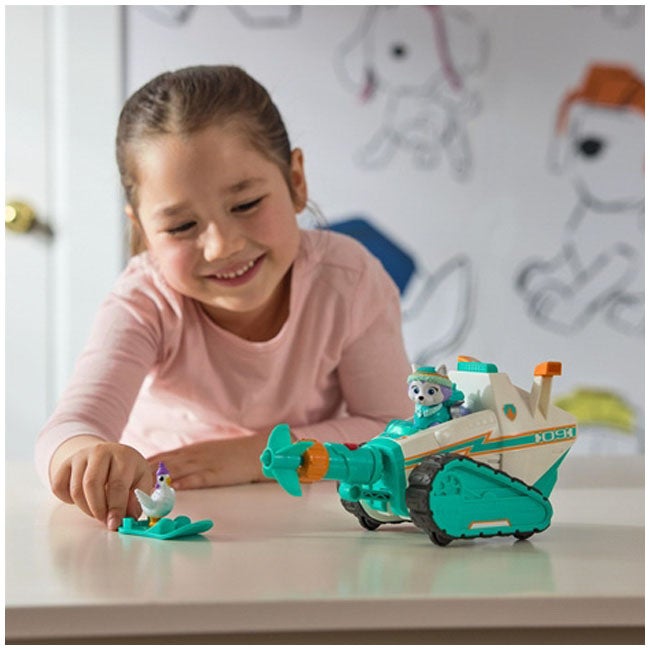PAW PATROL EVEREST DELUXE SNOWMOBILE VEHICLE