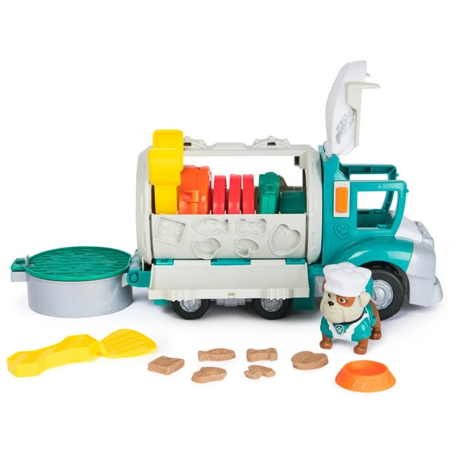 PAW PATROL RUBBLE AND CREW GROWLIN GRAB FOOD TRUCK