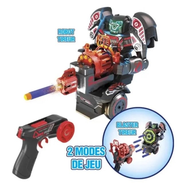SILVERLIT ROBO RAPIDFIRE 2IN1 ROBOT THAT SHOOTS FOAM DARTS