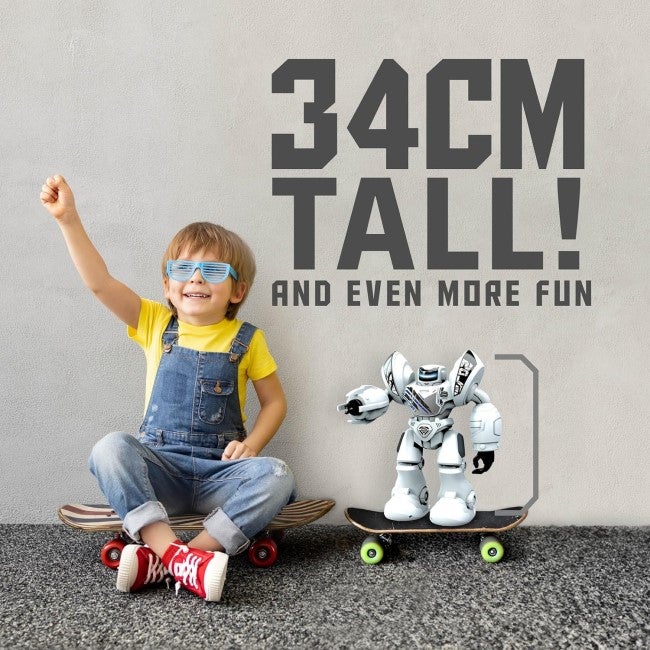 SILVERLIT YCOO ROBO BLAST RC ROBOT WHITE