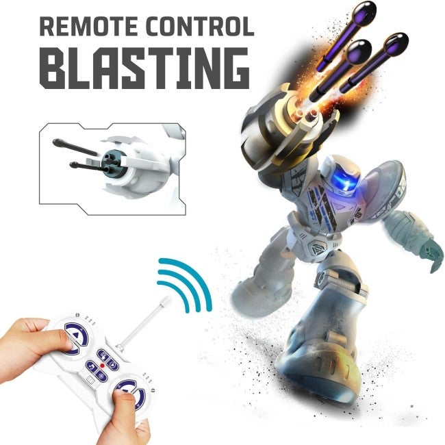 SILVERLIT YCOO ROBO BLAST RC ROBOT BLACK