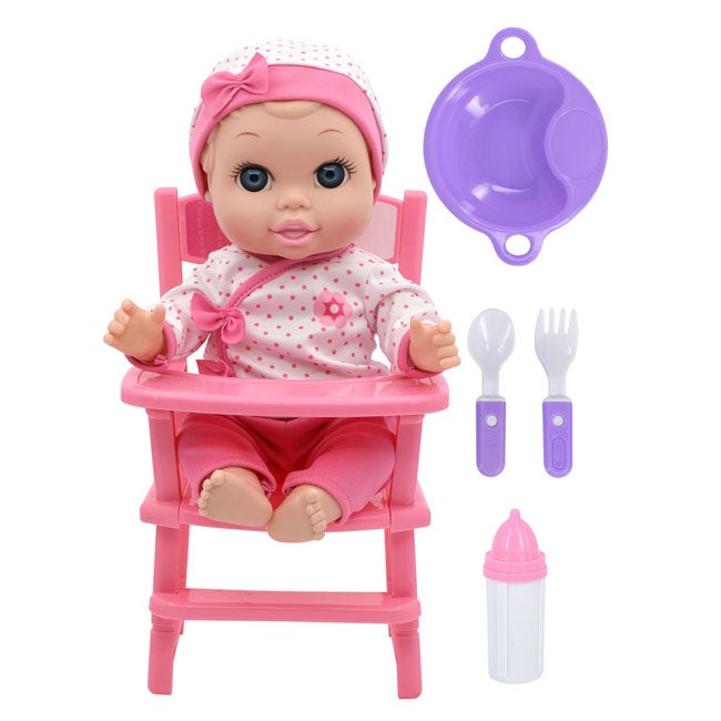 BABY MAZIUNA FEED AND GIGGLE PLAYTIME 30CM DOLL
