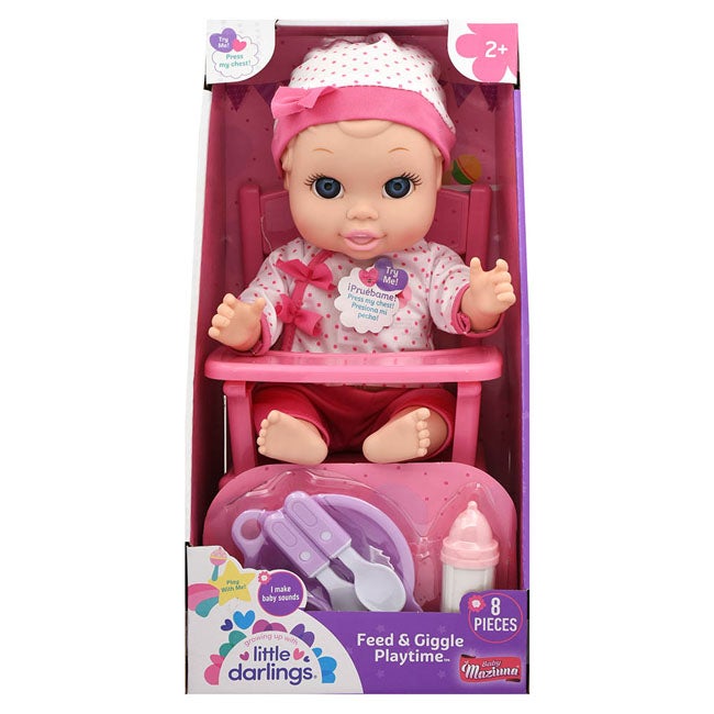 BABY MAZIUNA FEED AND GIGGLE PLAYTIME 30CM DOLL