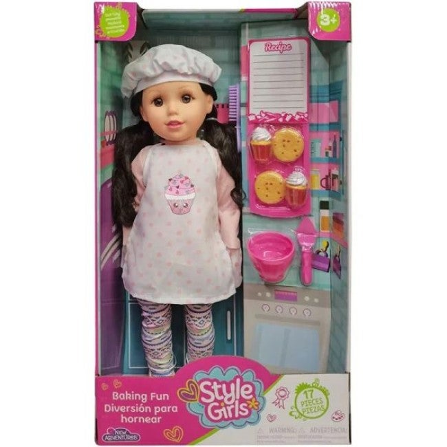 BABY MAZIUNA 18-INCH BAKING FUN SET