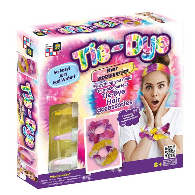 TIE-DYE HAIR ACCESSORIES KIT