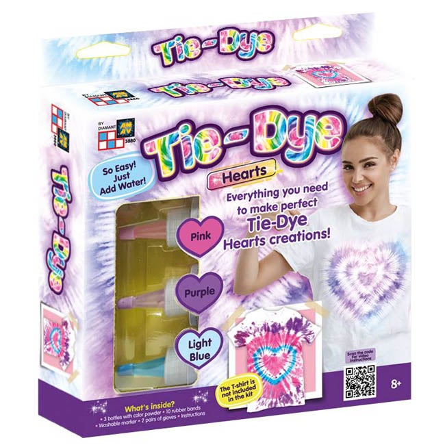TIE-DYE HEARTS