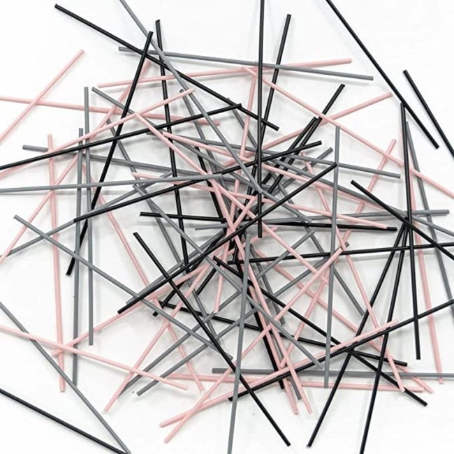 3DOODLER MIX FILAMENTS PACKS ECO PLASTIC BLK/PINK/GREY