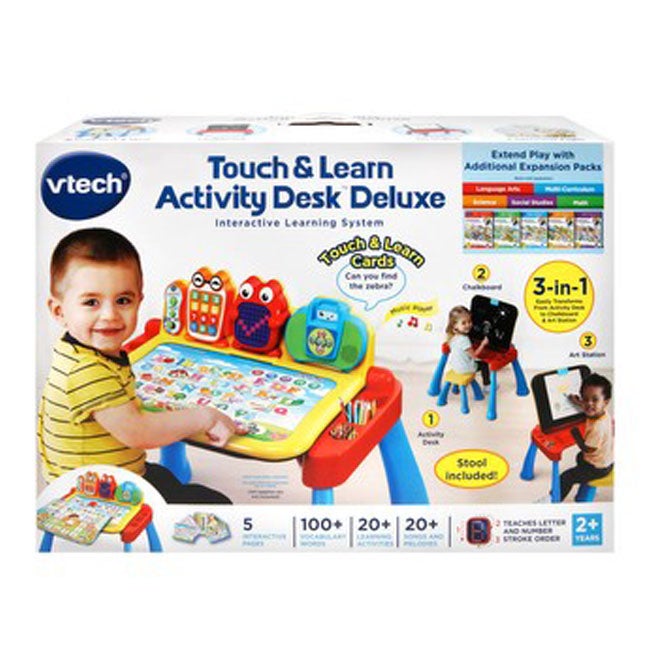 V-TECH TOUCH AND LEARN ACTIVITY DESK DELUXE