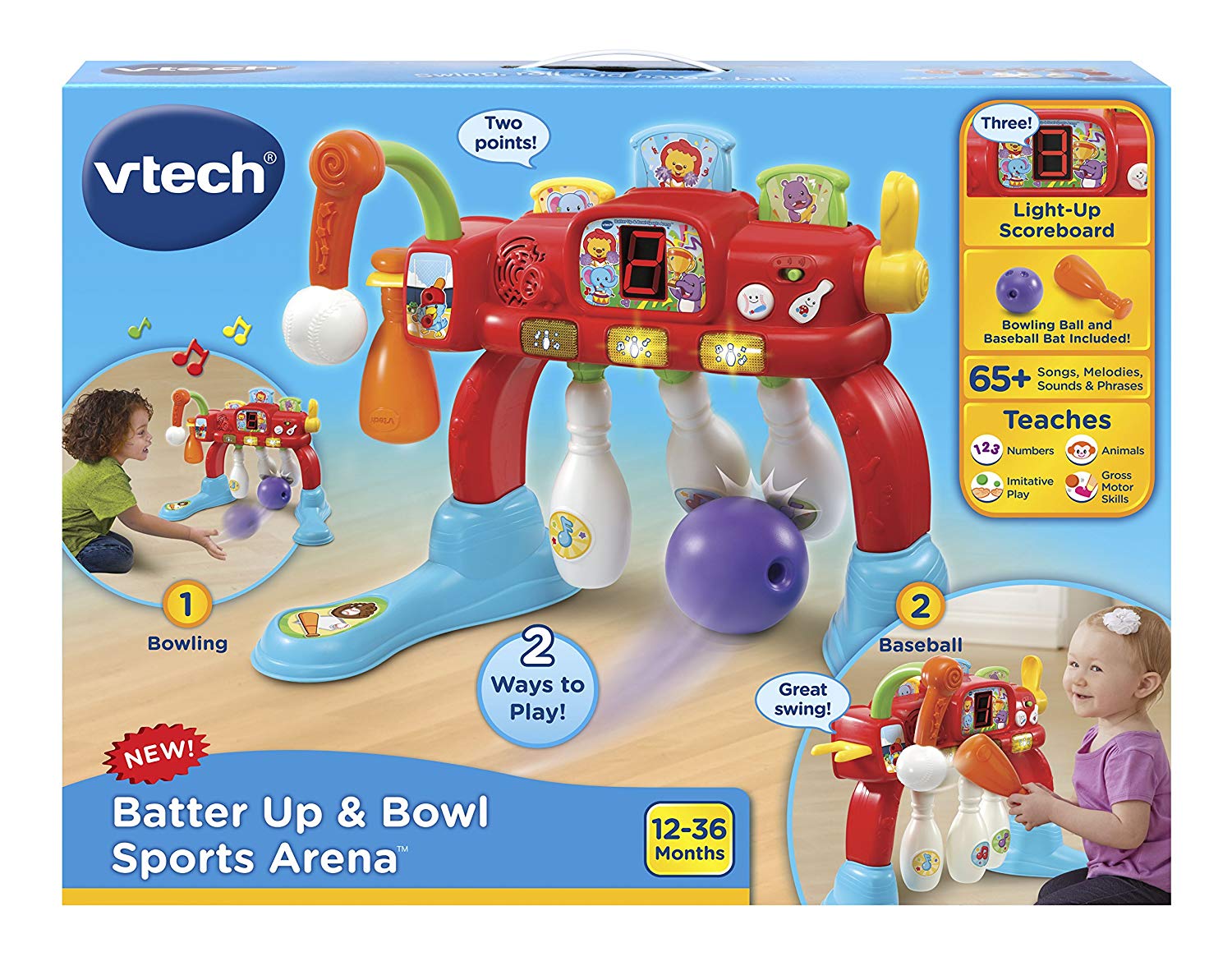 V-TECH BATTER UP AND BOWL SPORTS CENTER