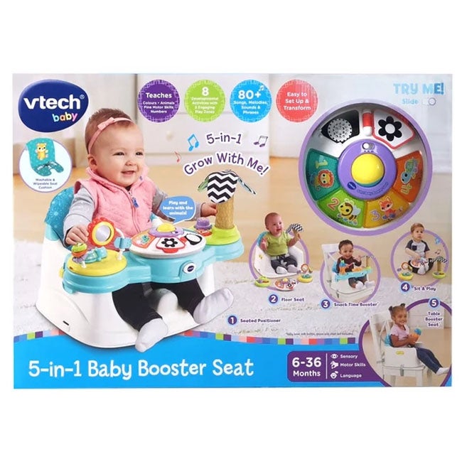 V-TECH 5 IN 1 BABY BOOSTER SEAT