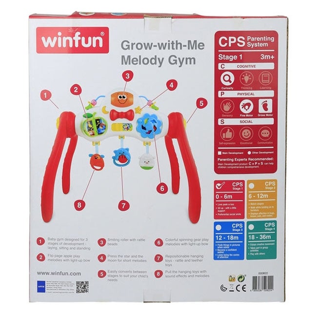 WINFUN GROW WITH ME MELODY GYM
