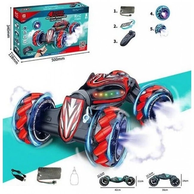 SAM TOYS RC SMOKE TWISTING CAR