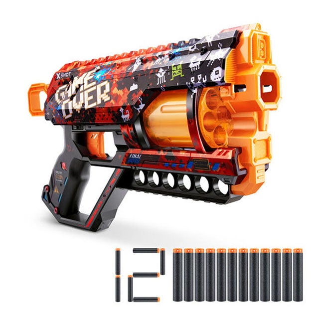 ZURU X-SHOT SKINS GRIEFERF WITH 12 DARTS