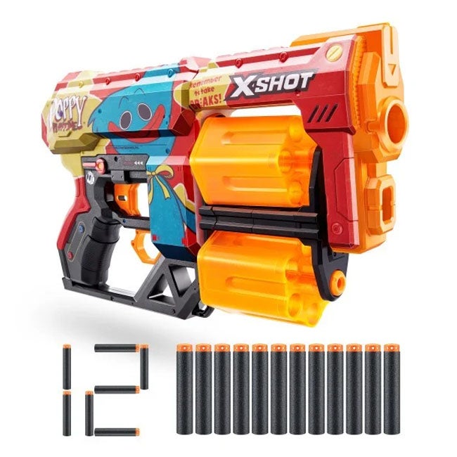 X-SHOT SKINS S1 DREAD POPPY PLAYTIME-12 DARTS