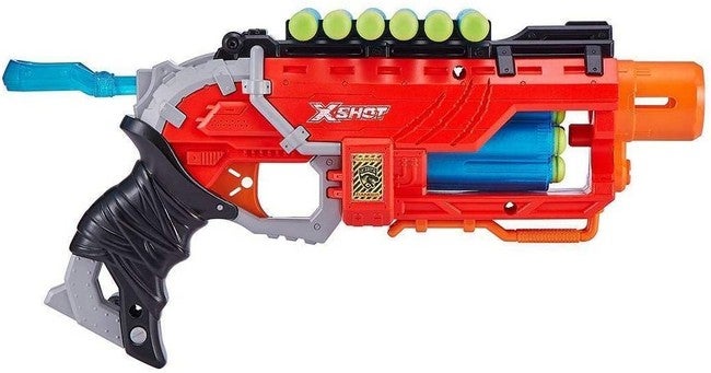 ZURU X-SHOT DINO RAPID FIRE BLASTER EGG TARGET