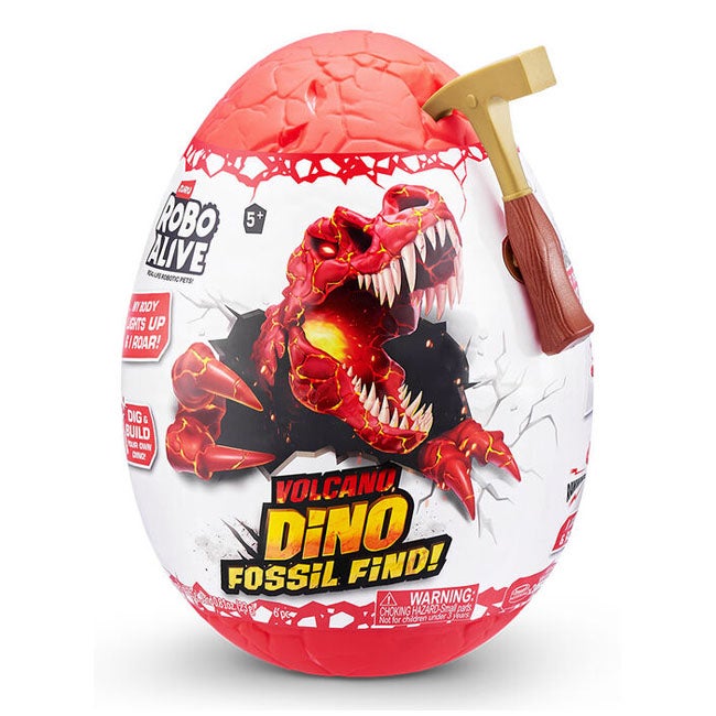 ZURU ROBO ALIVE VOLCANO DINO FOSSIL FIND SURPRISE