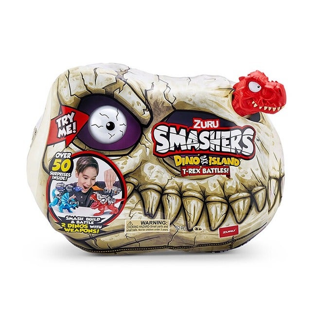ZURU SMASHERS DINO ISLAND T -REX BATTLES
