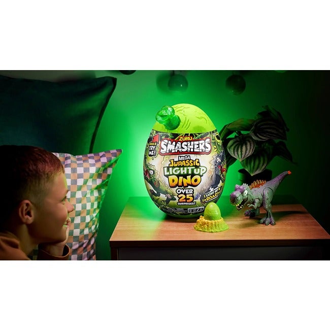 ZURU SMASHERS MEGA JURASSIC LIGHT UP DINO EGG