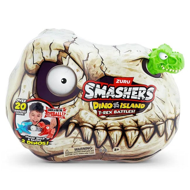 ZURU SMASHERS DINO ISLAND MEDIUM T-REX BATTLE PLAYSET