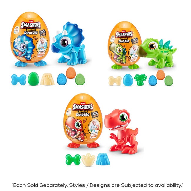 ZURU SMASHERS DINO DIG SERIES 1 SMALL EGG