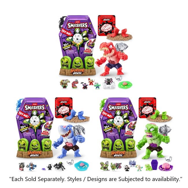 ZURU SMASHERS MEGA HORROR HOUSE INTERACTIVE TOY