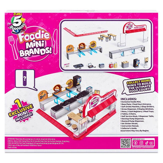 ZURU 5 SURPRISE MINI BRANDS - SERIES 2 FOOD COURT