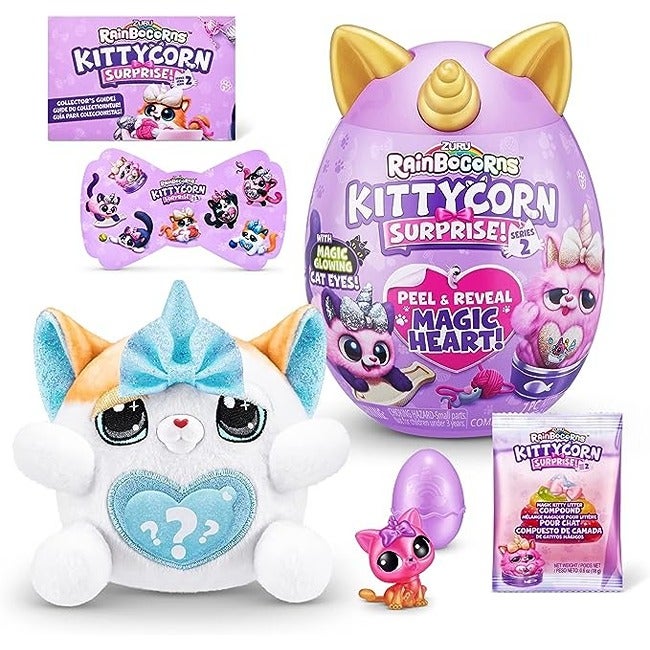 RAINBOCORNS SERIES 7 KITTYCORN SMALL SURPRISE PLUSH