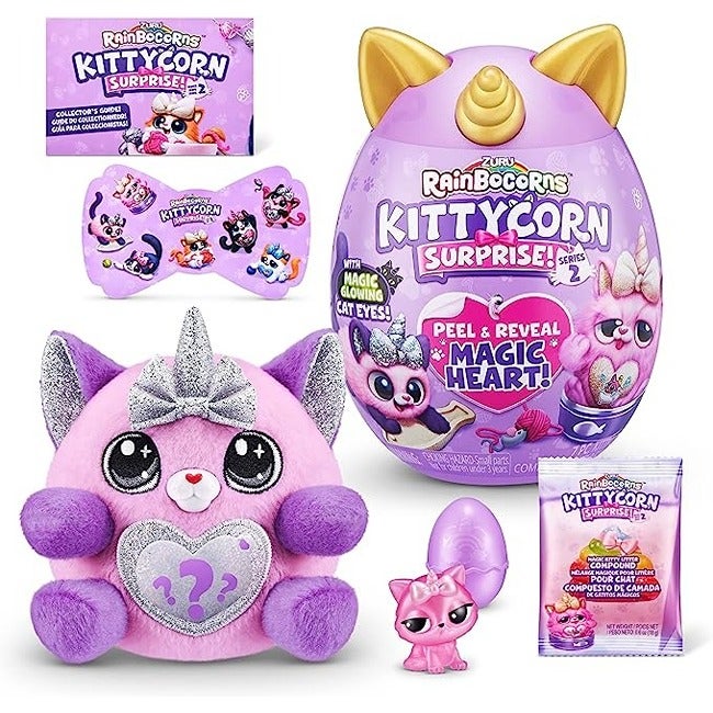 RAINBOCORNS SERIES 7 KITTYCORN SMALL SURPRISE PLUSH