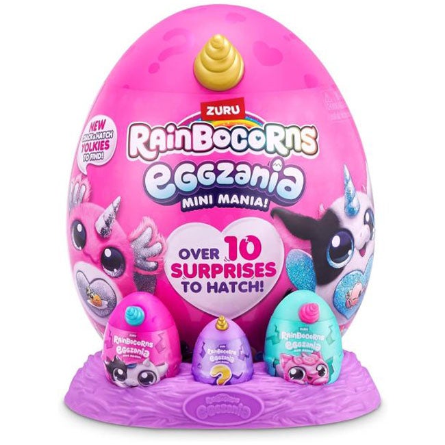 RAINBOCORNS EGGZANIA MINI MANIA SURPRISE PLUSH