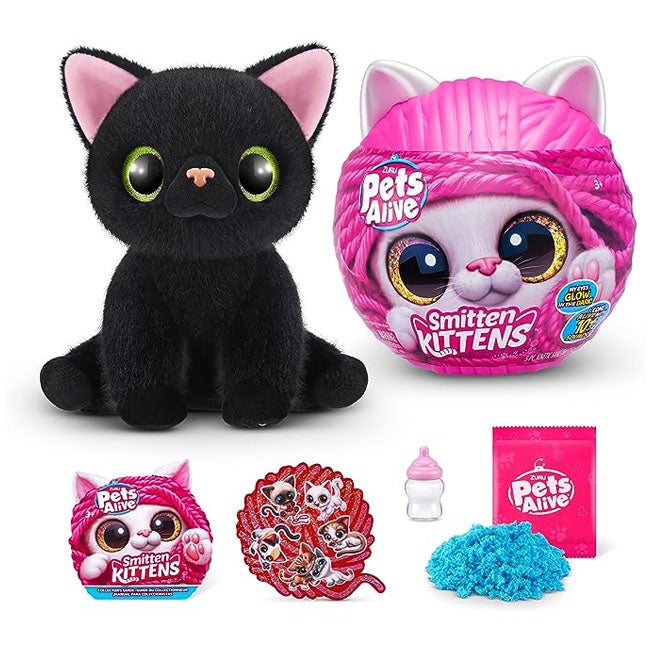ZURU PETS ALIVE SMITTEN KITTEN INTERACTIVE PLUSH
