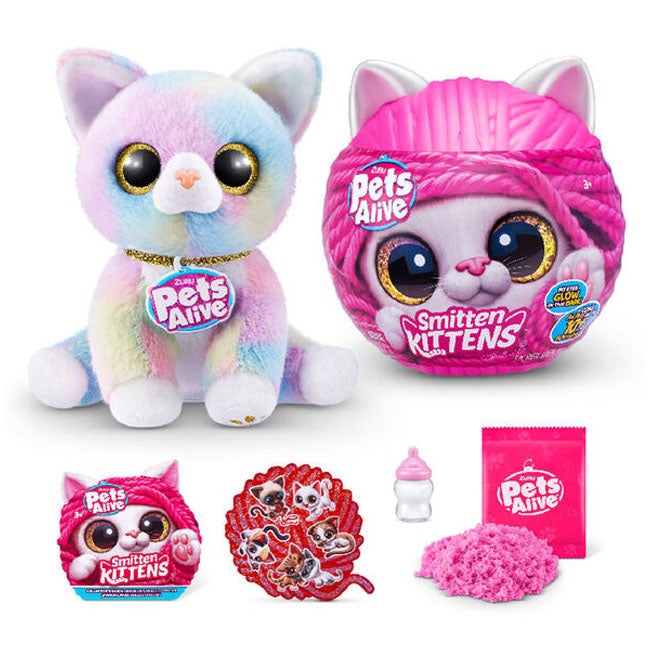 ZURU PETS ALIVE SMITTEN KITTEN INTERACTIVE PLUSH