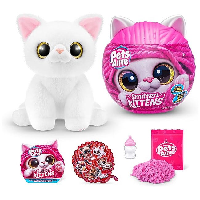ZURU PETS ALIVE SMITTEN KITTEN INTERACTIVE PLUSH