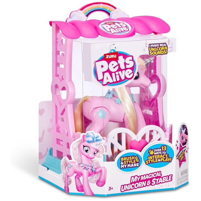 ZURU PETS ALIVE MY MAGICAL UNICORN SERIES 2 INTERACTIVE TOY